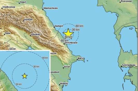 Bakü Şehri ve Çevresinde 5,7 Büyüklüğünde Deprem!