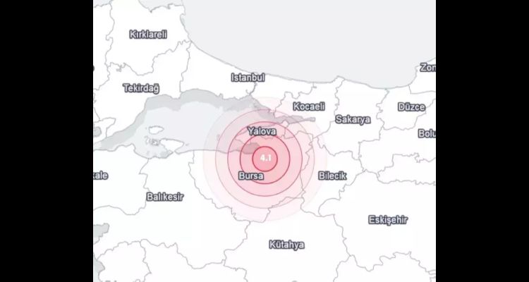 Gemlik İlçesinde Meydana Gelen 4.1 Büyüklüğündeki Deprem Bölgede Panik Yarattı!
