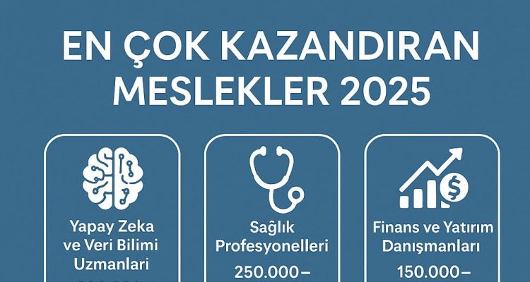 2025'te En Çok Kazandıran Meslekler: Hangi Sektörler Zirvede?