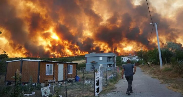 Tekirdağ Şarköy Orman Yangını Çanakkale’ye Sıçradı: 7 Tahliye