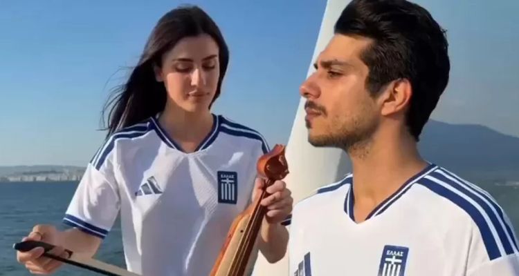 Yunanistan Milli Takımı'ndan Kemençeli Forma Tanıtımı